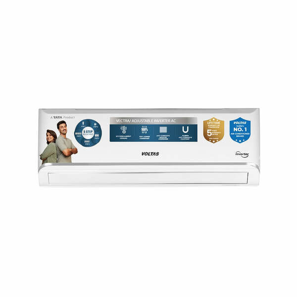 Buy Voltas Split Air Conditioner, 1.5 Ton,3 Star - 183INV Vectra Zen Silver on EMI