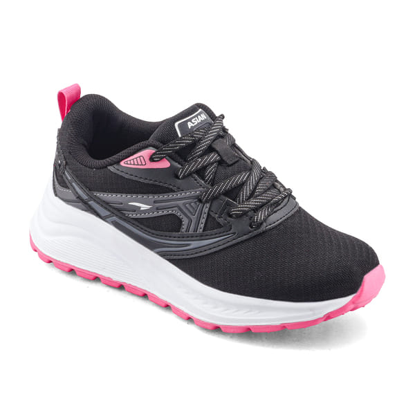 Buy Asian Firefly-14 Women’s Running Shoes Lightweight Breathable Sport Shoes ( Black Rani ) on EMI