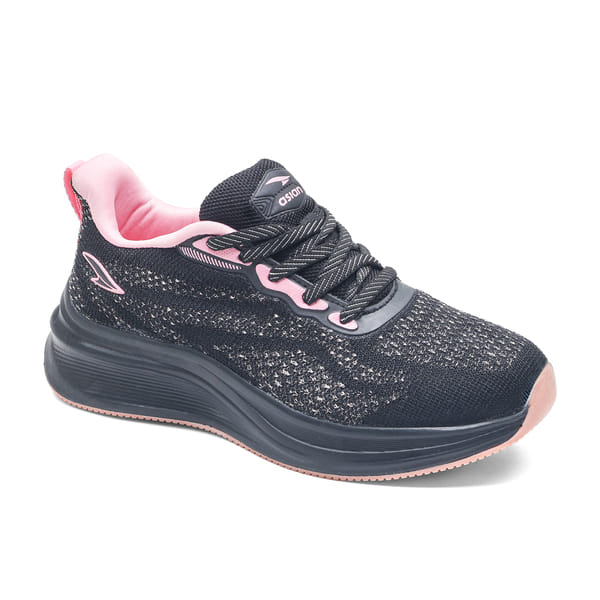 Buy Asian Olivia-14 Women’s Running & Walking Shoes | Comfy Sports Shoes for Girls ( Black Pink ) on EMI