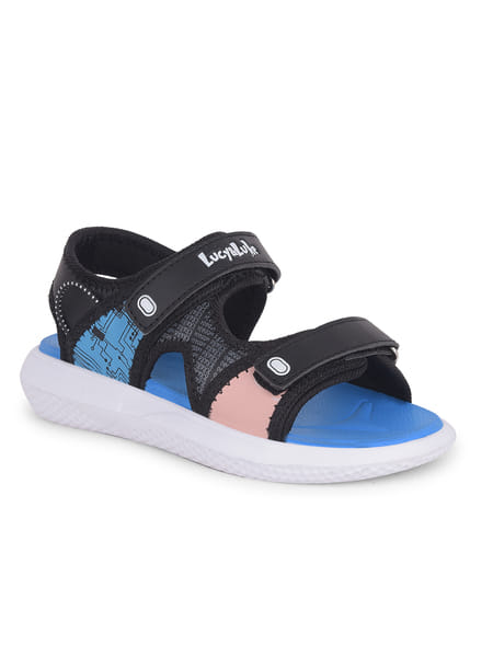 Buy Liberty Lucy & Luke HIPPO-53 Black Casual Sandal  for Kids on EMI