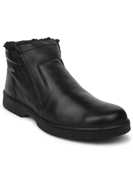 Buy Liberty Windsor 2046-133 Black Casual Non Lacing Boot for Men on EMI