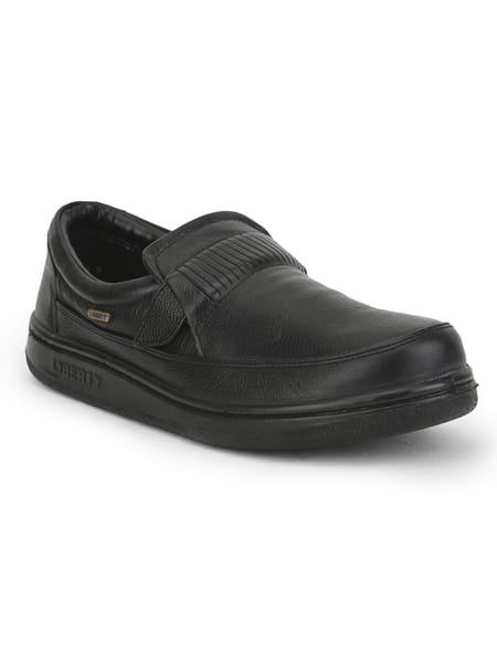 Buy Liberty Warrior 2078-59 Black Casual Non Lacing Shoes for Men on EMI