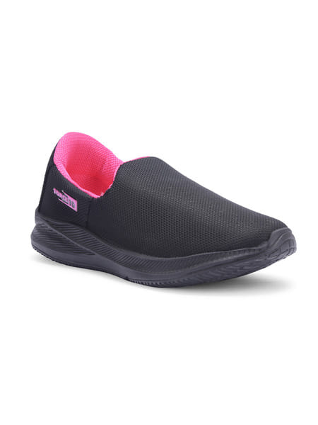Buy Liberty Force 10 ESBELL-2 Black Sports Non Lacing Jogging Shoes for Women on EMI