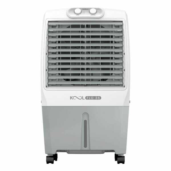 Buy Havells KoolFlo 36L Personal Air Cooler for Home & Office | Powerful Cooling, Honeycomb Pads & Inverter Compatible (White) on EMI