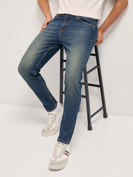 Buy The Bear House PICA Men's Jeans (Blue with Mid Fade) on EMI