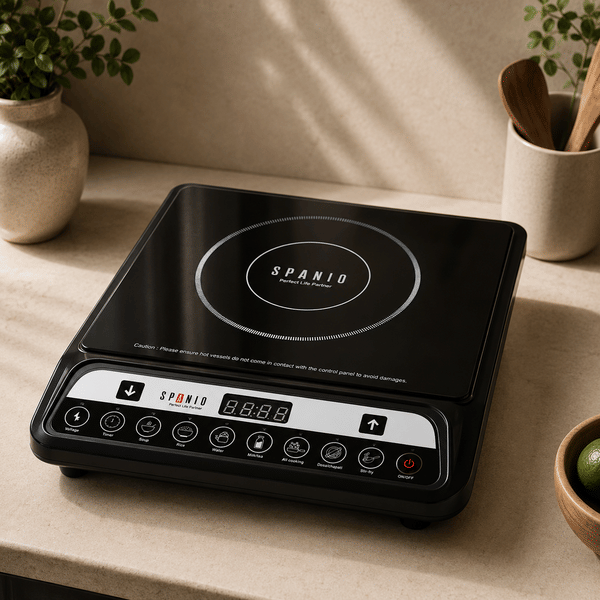 Buy SPANIO Blaze Induction Cooker 1200 Watts with Smart Cooking Modes on EMI