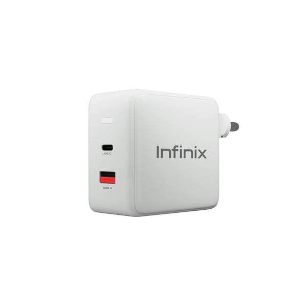 Buy Infinix 45W GaN Charger White on EMI
