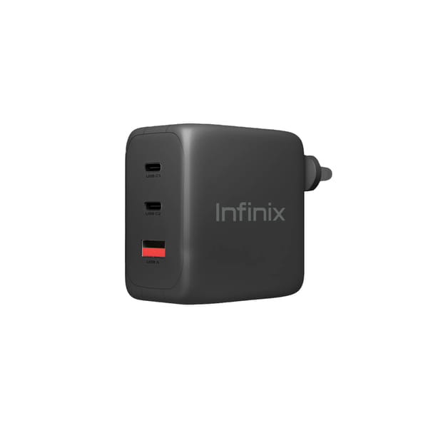 Buy Infinix 65W GaN Charger Black on EMI