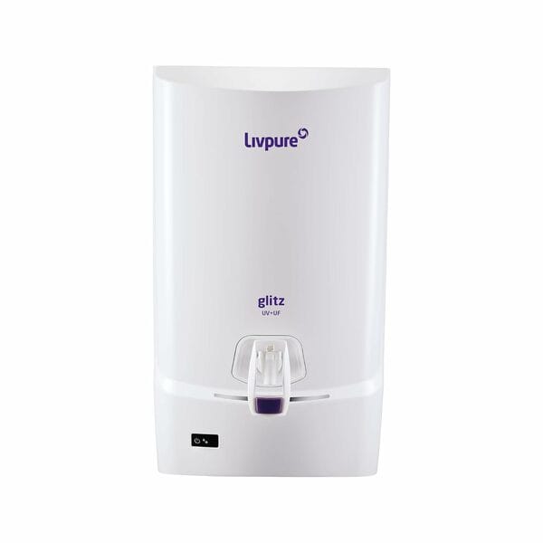 Buy Livpure Glitz Pure UV+UF Water Purifier with 7 L tank capacity - Suitable for Municipal Water on EMI