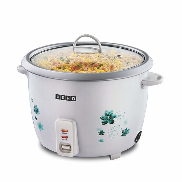 Buy Usha 3728 2.8L 1000-Watt Automatic Rice Cooker(White) on EMI