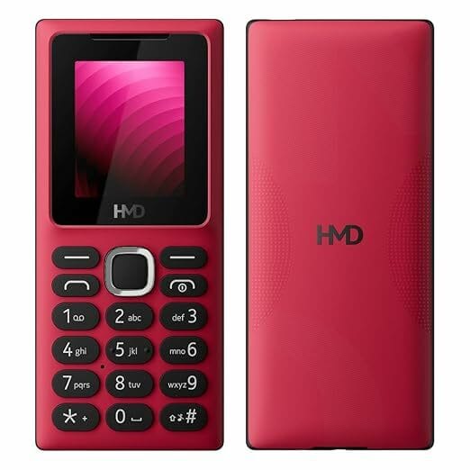 Buy HMD 100 Keypad Mobile Phon Single SIM- Red on EMI