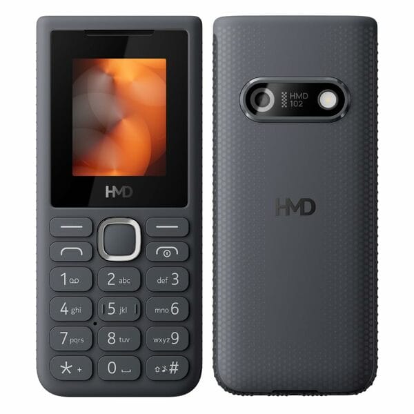 Buy HMD 102 Keypad Mobile Phone |Dual SIM with Camera- Grey Color on EMI