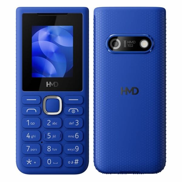 Buy HMD 102 Keypad Mobile Phone |Dual SIM with Camera- Blue Color on EMI