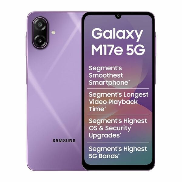 Buy Samsung Galaxy M17e (Vibe Violet, 128 GB) (6 GB RAM) on EMI