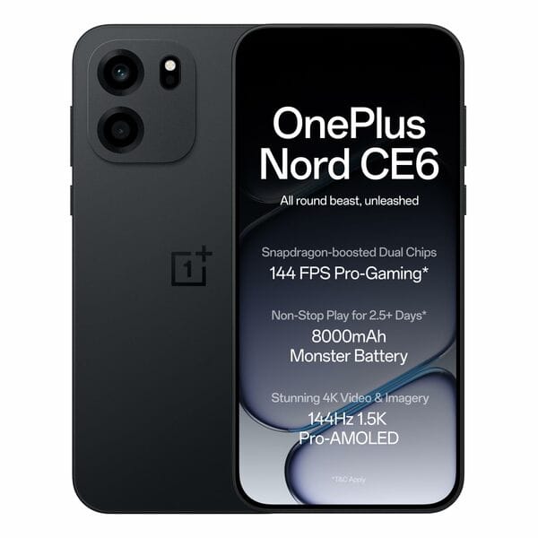 Buy OnePlus Nord CE6 (Pitch Black, 256 GB) (8 GB RAM) on EMI