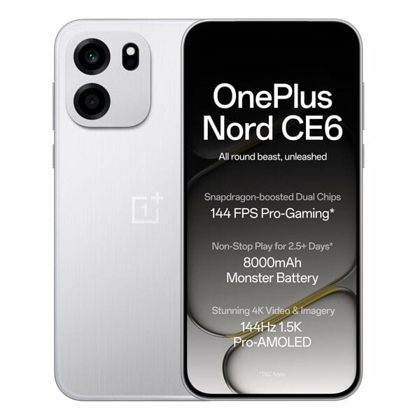 Buy OnePlus Nord CE6 (Lunar Pearl, 256 GB) (8 GB RAM) on EMI