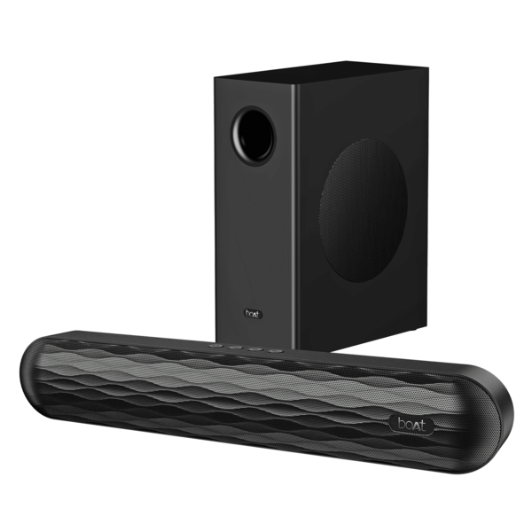 Buy boAt Aavante Lyric 40W Powerful Sound with 2.1 Channel Audio & Wired Subwoofer (Premium Black) on EMI