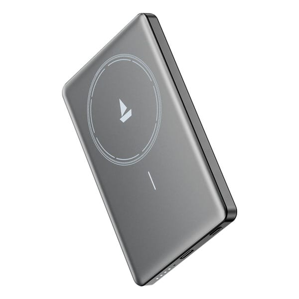 Buy boAt Energyshroom Magnacharge Air 4800mAh Ultra-Slim Magnetic Wireless Power Bank with 15W Wireless Charging (Carbon Black) on EMI