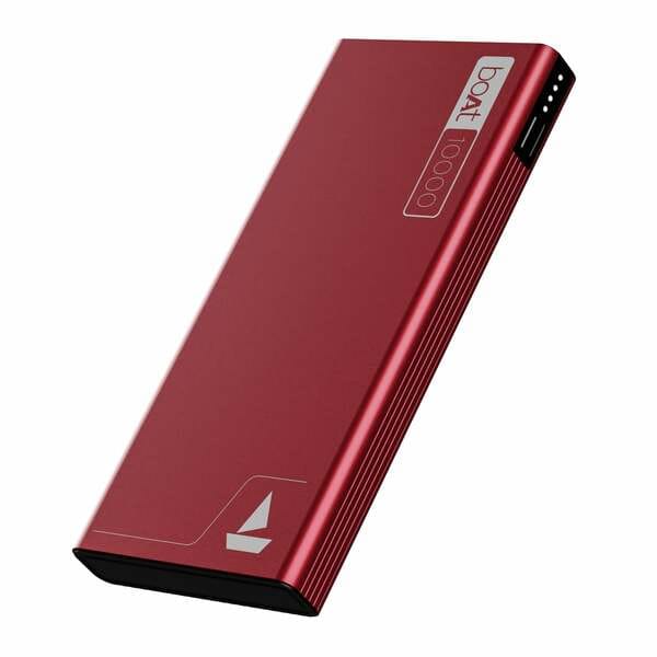 Buy boAt EnergyShroom PB300 Powerbank with 10000mAh battery with Smart IC protection, 22.5W fast charging (Martian Red) on EMI