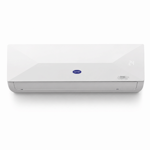 Buy Carrier XCEL LUMO GXi Alpha HybridJet 1 Ton 3 Star Inverter Split AC with FlexiCool 6-in-1, PM 2.5 Filter & High Ambient Cooling up to 55°C – White on EMI