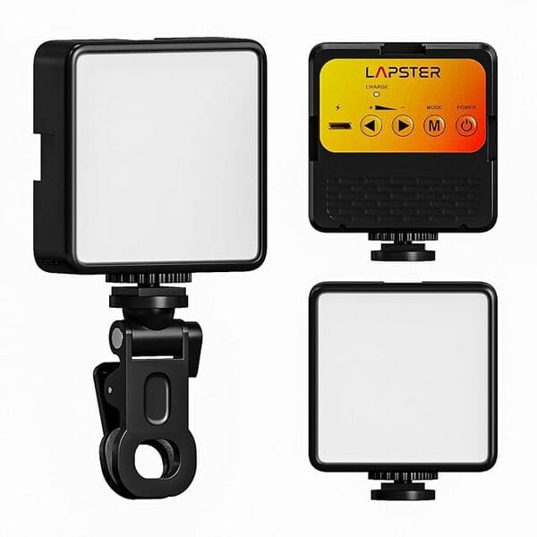 Buy Lapster Luma Maxx LED Video Light for Video Shoot Photography Lighting with Clip Dimmable and Rechargeable on EMI