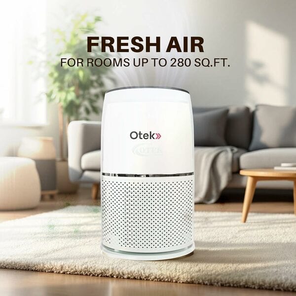 Buy OTEK 330A Smart Air Purifier for Home & Office | HEPA H13 & Activated Carbon Filter on EMI