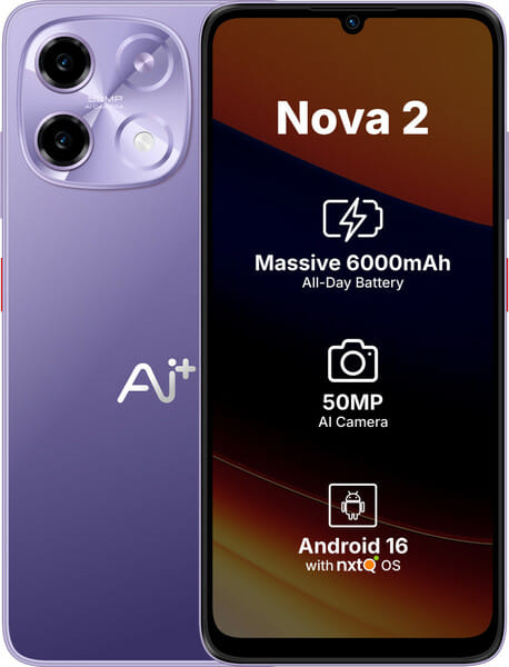 Buy Ai+ Nova 2 5G (Purple, 64 GB) (4 GB RAM) on EMI