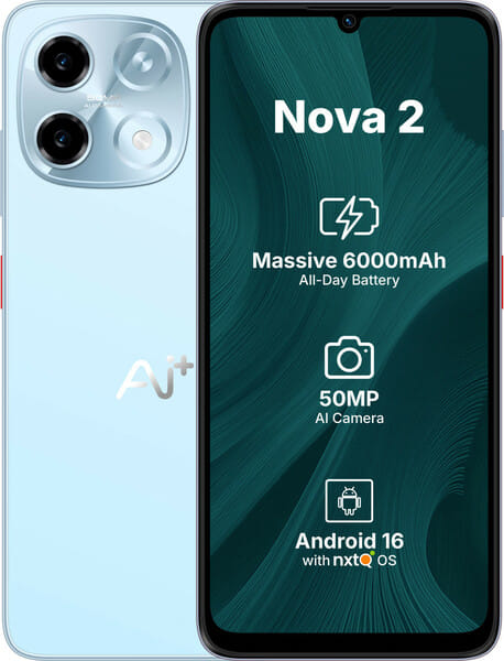 Buy Ai+ Nova 2 5G (Blue, 128 GB) (6 GB RAM) on EMI