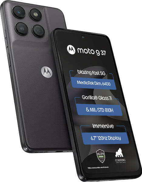 Buy MOTOROLA g37 (PANTONE Impenetrable, 64 GB) (4 GB RAM) on EMI