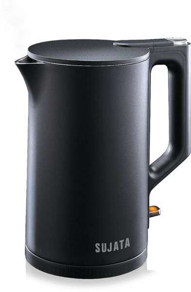 Buy SUJATA EK01 1500W Premium Cool Touch Body|Auto Cut-Off Electric Kettle (1.5 L, Black) on EMI