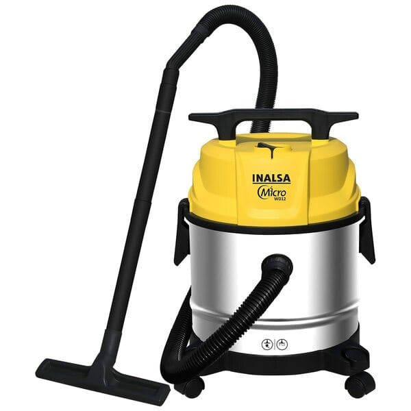 Buy Inalsa MICRO WD 12 Wet and Dry Vacuum Cleaner, 12 Ltr Capacity & Powerful 1200 Watt (Yellow) on EMI