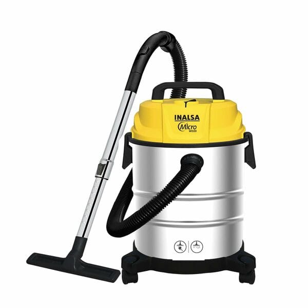 Buy Inalsa MICRO WD 20 Wet and Dry Vacuum Cleaner, 20 Ltr Capacity & Powerful 1400 Watt(Yellow) on EMI