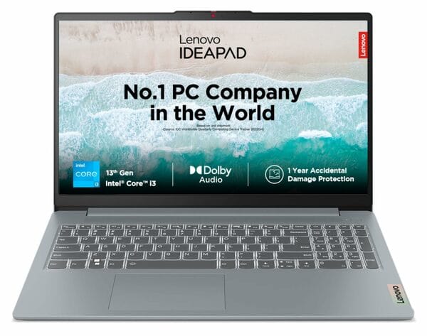 Buy Lenovo IdeaPad Slim 3 13th Gen Intel Core i3-1315U 15.6 inch (39.6cm) FHD Laptop (8GB RAM/512GB SSD/Windows 11/Office 2024/1Yr ADP Free/3 Month Game Pass/Grey/1.6Kg), 82X700HMIN on EMI