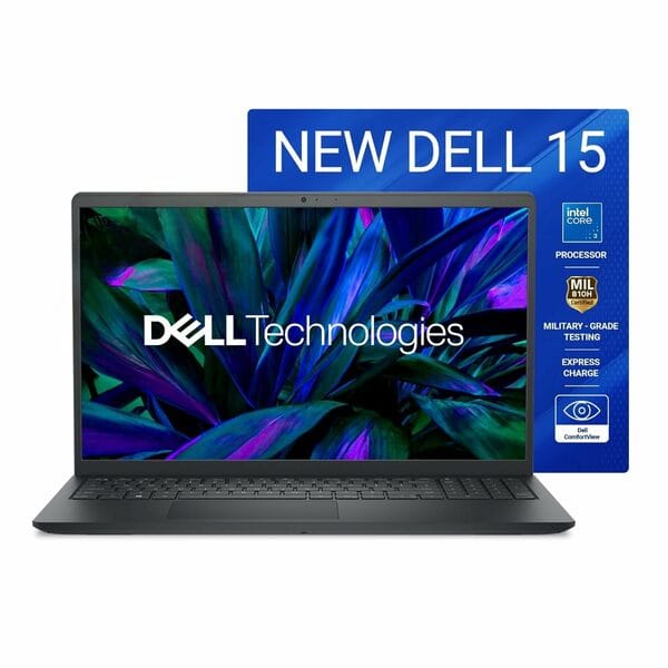 Buy Dell 15, Intel Core i3/Core 3 14th Gen-100U, 16GB DDR4, 512GB SSD, FHD IPS, 15.6"/39.62cm, Windows 11, Microsoft Office Home 2024, Carbon Black, 1.63Kg, Thin & Light, Laptop Model No - Dell 15 DCU5250 on EMI