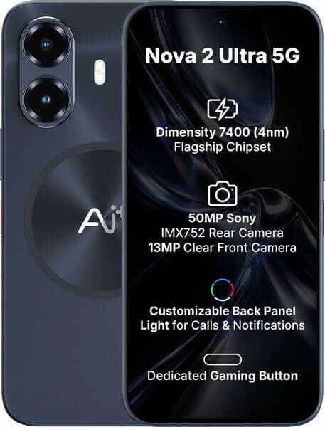 Buy Ai+ Nova 2 Ultra 5G (Black, 128 GB) (8 GB RAM) on EMI