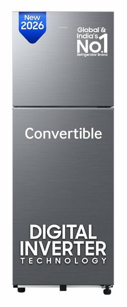 Buy Samsung 236 L 3 Star Convertible Inverter Frost-Free Double Door Fridge on EMI