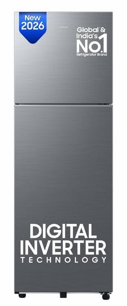 Buy Samsung 256 L 3 Star Inverter Frost-Free Double Door Fridge RT40H30W3THL on EMI