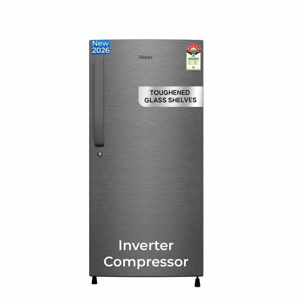 Buy Haier 190L Direct Cool Single Door 5 Star with Inverter Compressor Ice on EMI