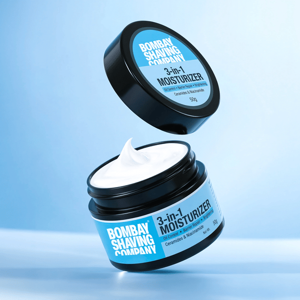 Buy Bombay Shaving Company 3-in-1 Moisturizer | Oil Control, Barrier Repair and Brightening | 50ml on EMI