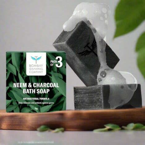 Buy Bombay Shaving Company Neem and Charcoal Bath Soap - Pack of 3 | 3x75g on EMI
