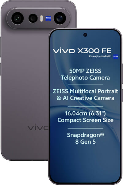 Buy Vivo X300 FE (Noir Black, 256 GB) (12 GB RAM) on EMI
