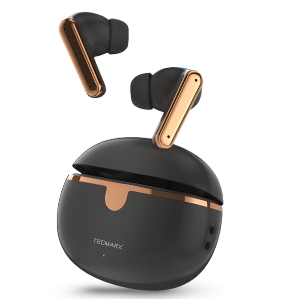 Buy TecMarx Roar551 True Wireless Bluetooth Earbuds – 50H Playtime, Bluetooth 5.4 & Water Resistant (Black) on EMI