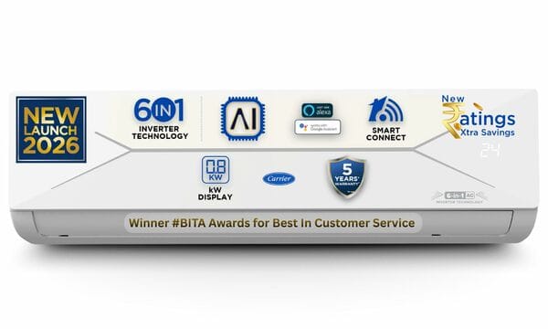 Buy Carrier 1 5 Star, New Star  Rated Split AC CAI12EE5R36W0 on EMI