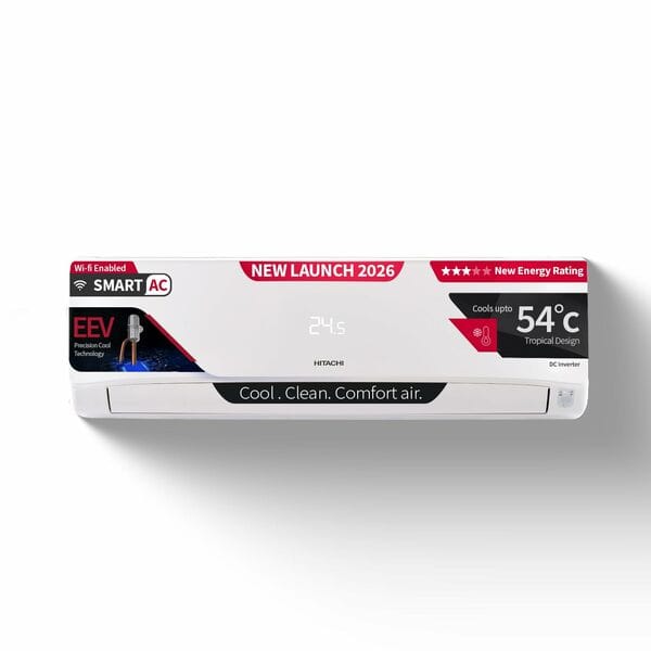 Buy Hitachi 1.5 3 Star, New star  Rated Split AC RAS.D318PCD2BM on EMI