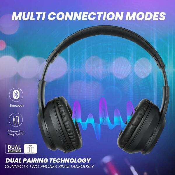 Buy KUNST B29 Over-Ear Wireless Headphones with Mic, Dual Device Connection on EMI