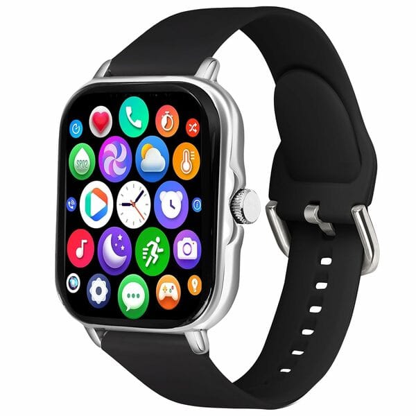 Buy KUNST H6 Smartwatch, Heart Rate, Sleep Tracking, Waterproof, Black on EMI