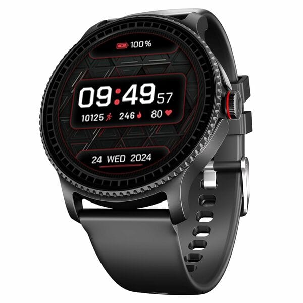Buy KUNST GT1 Lunar Discovery Smartwatch, Navigation, SOS, BT Calling, Black on EMI