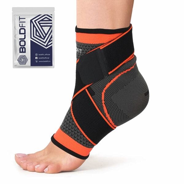 Buy Boldfit Ankle Support For Pain Relief Ankle Brace For Women & Men Ankle Binder For Men Foot Support on EMI