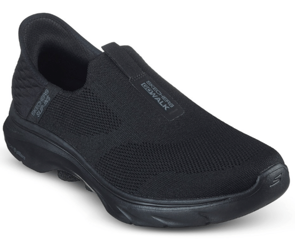 Buy Skechers GO WALK 7 - EASY ON 2  Sports Shoes (Black) on EMI