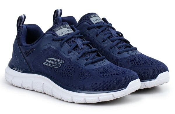 Buy Skechers TRACK BROADER  Sports Shoes (Navy) on EMI